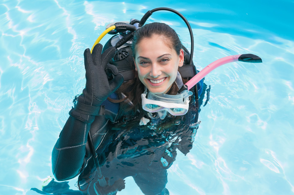Betreuung durch unsere Dive Guides über und unter Wasser